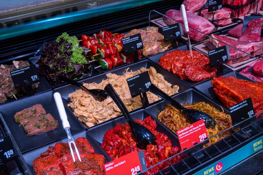 Fleisch in der Frischetheke