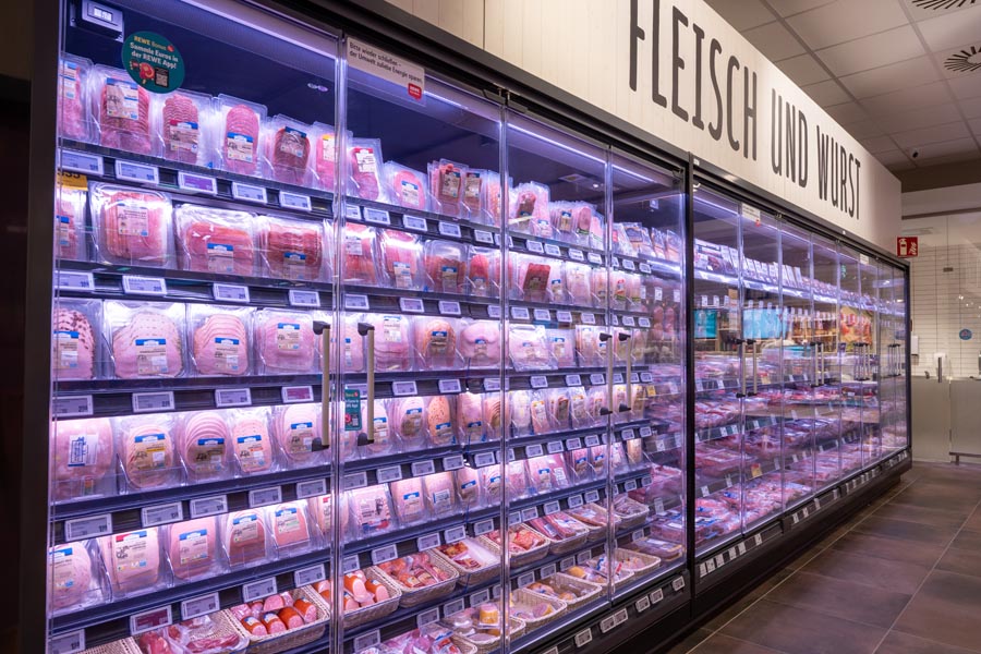 Selbstbedienung Fleisch und Wurst